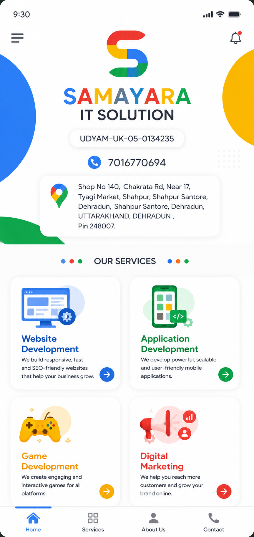 SAMAYARA IT SOLUTION Hero Banner